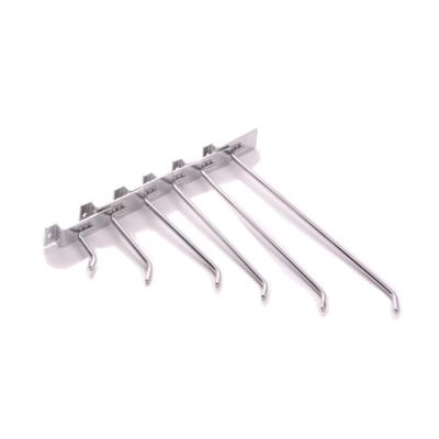 China YiXiu Supermarket/Store/Store Showing Hooks Use For Supermarket Bar Wire Double Iron Groove Plate Bending Hook Hooks Manufacturer for sale