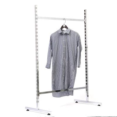 China New Clothing Store Clothing Store Hanger Display Rack Floor-Standing Men's Clothing Rack Display Clothes Rack for sale