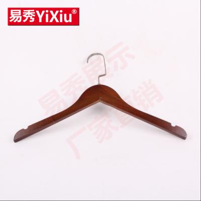 China Yixiu Special Antique Solid Wood Stored Hanger Clothing Store Hanger Children Adult Ladies Solid Wood for sale