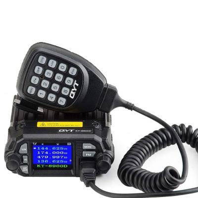 China QYT KT-8900D Mini Car Radio Mobile Transceiver CB Radio QYT KT-8900D Mini Car Radio Mobile Transceiver Long Range Display Compact Design HD Display Dual Band 25W for sale