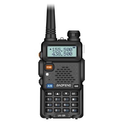 China Original Factory BF-5R UV-5R BaoFeng Walkie Talkie Outdoor Hot Selling Dual Band UHF VHF With 5KM Flashlight Background Two-Way-Radio for sale