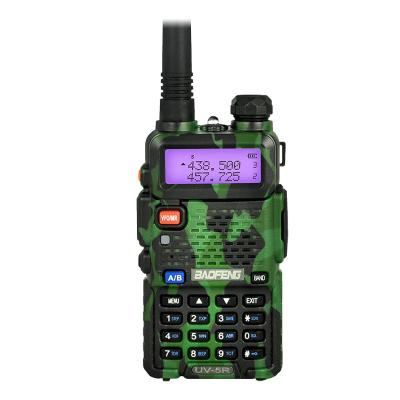 China Bf-uv5r Camouflage Baofeng Dual Band Walkie Talkie Radio Dual Display 136-174/400-520mhz Uv-5r Two Way Radio With Free UV-5R Earpiece for sale