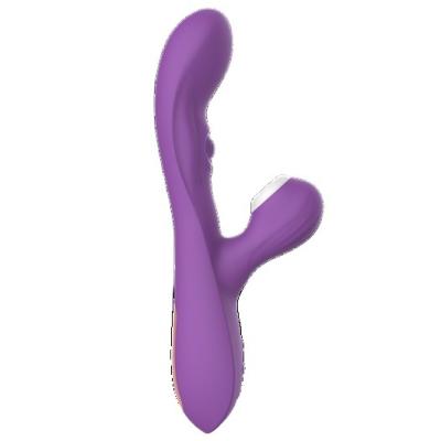 China economical 10-frequency tapping custom design smack and suck silicone vibrator female Masturbator sex toys for sale