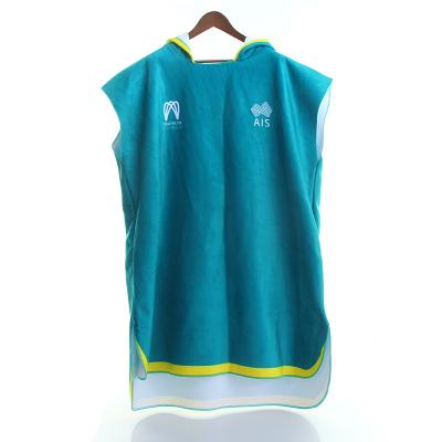 China QUICK DRY Custom High Quality Printing Hooded Poncho Surf Towel for sale