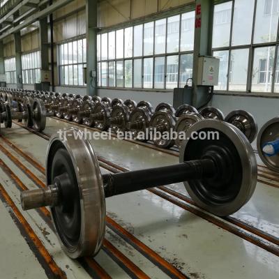 China A1N BA004 920mm Railway Wheels And Axles With TSI Certificate for sale