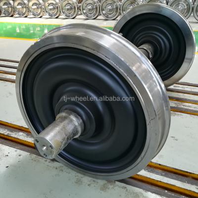 China Factory BA004 920mm Railway Wheels And Axles By TSI Approved for sale