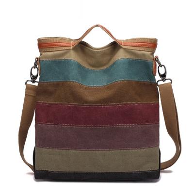 China Daily Used Wholesale Lined Canvas Bag Leisure Cross-body Shoulder Bags for sale