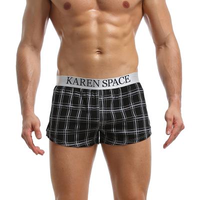 China Breathable mens underwear boxers loose classic boxer mens soft underwear basics mens briefs pants home shorts for sale