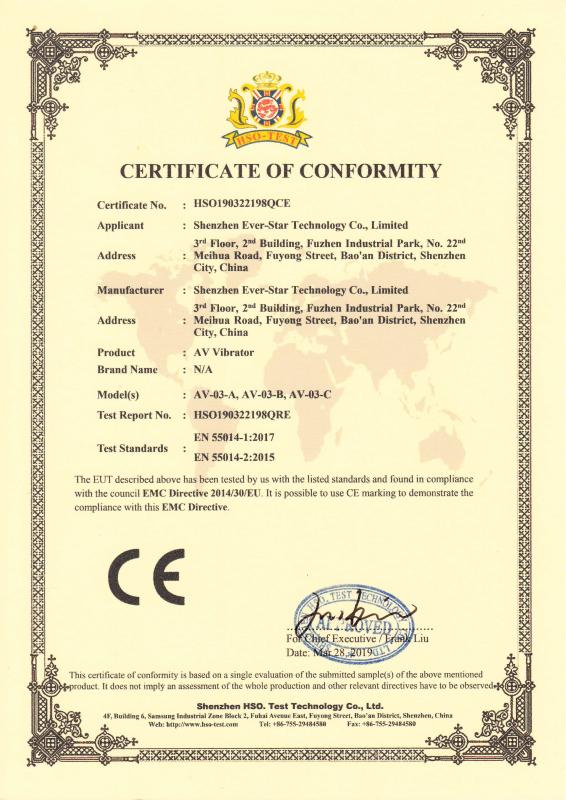 CE - Shenzhen Ever-Star Technology Co., Ltd.