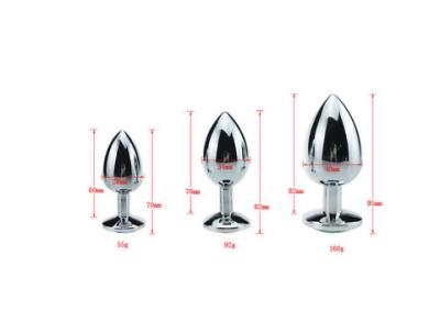 중국 여자를 위한 알루미늄 합금 금속 성 장난감 스테인리스 마개 항문 엉덩이 판매용