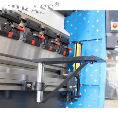 中国 Krrass Press Sheet Hydraulic Brake Machine Metal Bend 125Ton 4100 from China with E300 controller 販売のため