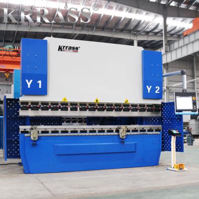 中国 Krrass 100t Sheet CNC Brake Machine Iron Press Bending Price Hydraulic 販売のため