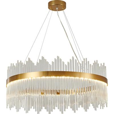 China Large Size Modern Hand Blown Glass Chandelier LED Modern Pendant Light For Bedroom for sale