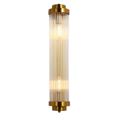 China European Crystal Glass Wall Lamp For Home Contemporary Modern Gold Luxury Gold Sconces Entrance Wall Light Bedside Decor Indoor for sale