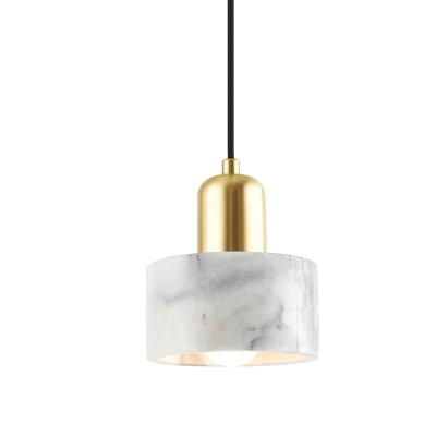 China Simple Design Modern Nordic Modern Cafe Dining Room Marble Hanging Pendant Light for sale