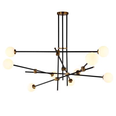 China Decorative Energy Saving Lighting Nordic Post Modern Sputnik Modern Pendant Chandelier Light Fixture Ceiling Chandeliers Hanging Lamp for sale