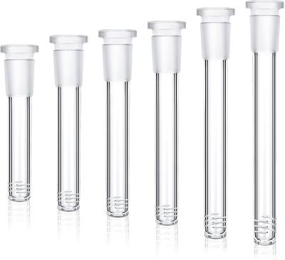 China High Quality 14mm Glass Downstem Male 18mm Glass Tube Adapter Joint Diffuser 10cm 11cm 12cm 13cm 14cm for sale