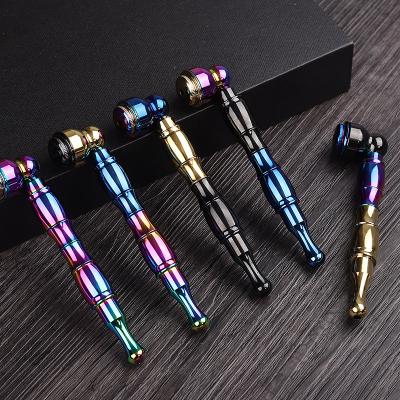 China Novelty Smoke Shop Supplies Smoking Metal Pipe Accessories Metal Smoking Pipes for sale