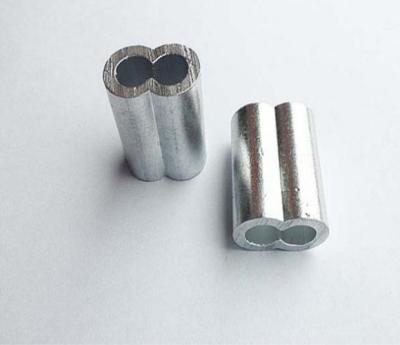 China Aluminum Hourglass Fittings Wire Rope Swage Sleeve Aluminum Hourglass Sleeves for sale