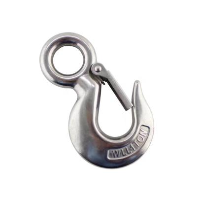 China Heavy Industry Cargo Hook With Latch Eye Crane Hook With Latch for sale