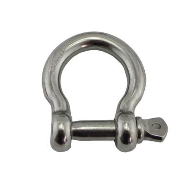 China Heavy Industry Bow Shackle Stainless Steel Shackle for sale