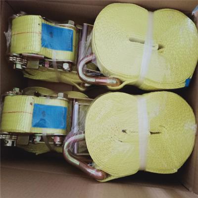 China Cargo Safety Ratchet Tie Down Ratchet Tie Down Cargo Lashing Belt Supplier for sale