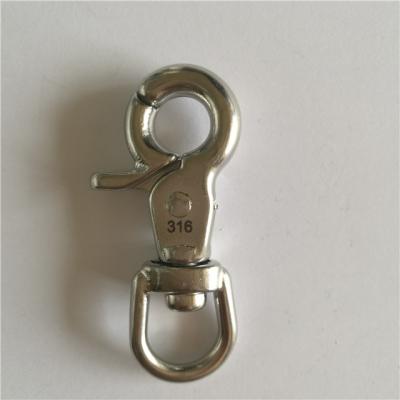 China Water Treatment Swivel Hook Stainless Steel Snap Trigger Swivel Hook for sale