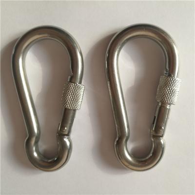 China Water Treatment Snap Hook Locking Carabiner Wholesale for sale