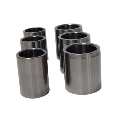 China Customizable High Strength Wear Resistant Alloy Oilless Linear Carbide Bush Bearing Tungsten Bushing For Submersible Pump for sale