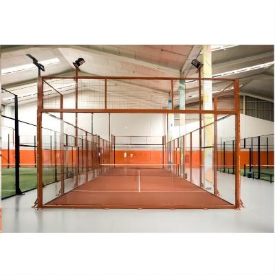 China Durable and Delicate Faither Supply Wholesale high quality fashion single Padel Tennis Court Panoramic for sale