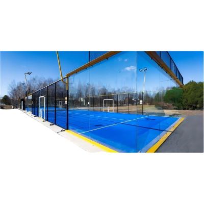 China Durable and Delicate Wholesale high quality Padel Tennis Court Double Super Panoramic Factory Supply for sale