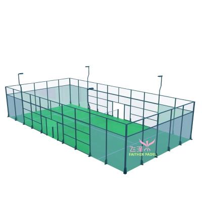 China Durable and Delicate 4m full Double Enhanced Factory Supply Wholesale high quality Padel Tennis Court for sale