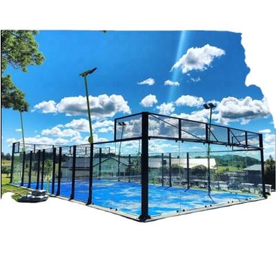 China Durable and Delicate Factory Supply 4m Double Enhanced Wholesale high quality Padel Tennis Court for sale