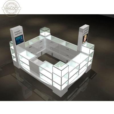 China Retail Store / Office / Shopping Mall Customized Luxury Indoor Retail Watch Store Display Showcase Cabinet for sale