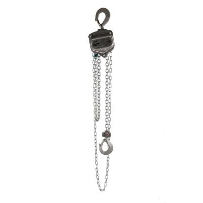 China Hotels Stainless Steel Chain Block Hoist 3 Ton Manual Hand Chain Block for sale