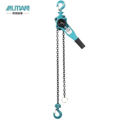 China Hoisting Goods chain lever hoist MLC mutian type manual lever block crane hand winch lever chain block for sale for sale