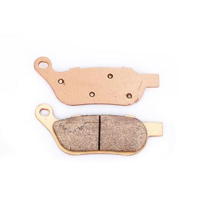 China Brake Copper Accessories Motorcycle Rear Disc Sintered Sintered Brake Pads For Haley Davidson for sale