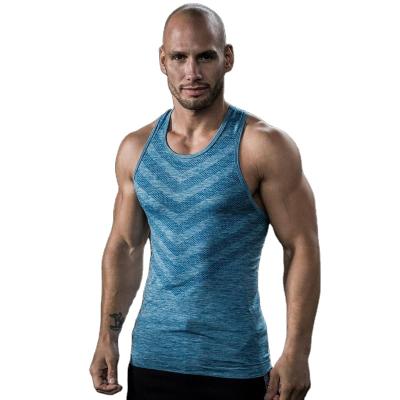 China Factory Wholesale High Quality QUICK DRY Men's Fitness Crop Tank Tops Breathable Tank Tops for sale