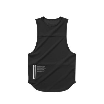 China Factory Direct Selling New Designer O-Neck Letter Mens Tank Tops Breathable Athletic Man Gym Running Tank Tops for sale