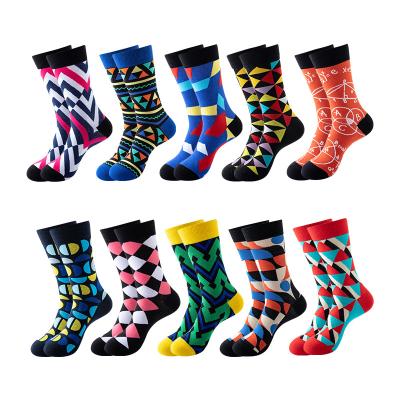 China Fashion Cotton QUICK DRY Winter Socks Men OEM Factory Brands Personality Trend Antibacterial One Size Socks Custom Made Mens Cotton Soft Socks for sale