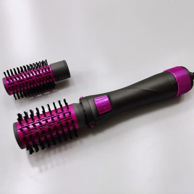 China Newest Multifunctional 2 in 1 Professional 850-1000W One Step Hair Dryer and Styler Rotating Hot Air Styler Hair Brush Te koop