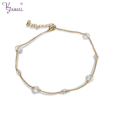 China Fashion VANFI Jewelry Body Jewelry Feet Anklet Chain FASHION Artificial Pearl Anklets For Women for sale