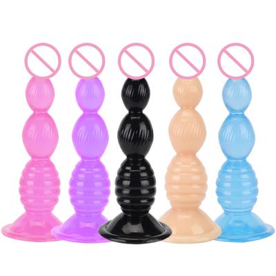 China Real Touch Feeling Adult Sex Toy Anal Massager Comfortable Soft Big Prostata Massager Fast Delivery Real Touch Feeling Toys Male Female for sale