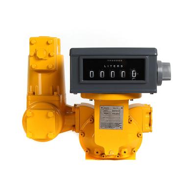 China LPG solid diesel fuel station flow meter diesel meter fuel station quality LC flow meter with valve M-40-1 M-50-CX-10 for sale