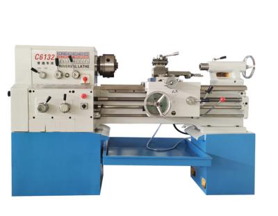 China Building Material Stores Mini Horizontal Cue Repair Lathe Machine Small For C6132 Steel Manual Lathe Machine for sale