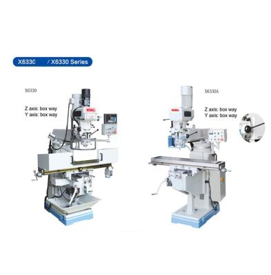 China High quality metal vertical turret milling machine building material stores milling drilling rig for sale X6330 for sale