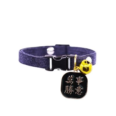 China Adjustable Pet Teddy Wire Pile Wire Pet Collar Small Dog Bell Collar Small Dog Bow Tie Cat Ring Jewelry for sale