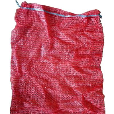 China Moisture Proof PP Drawstring Mesh Bag Fruits And Vegetables PP Gauze Drawstring Mesh Strong Packing Net Bag for sale