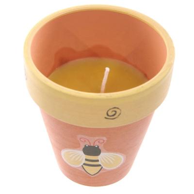 China Scented most popular OEM quality outdoor citronella candles in ceramic holder for sale