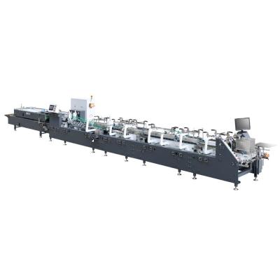 China PRYA-700 Mini Box Folder Gluer Machine F / E Flute Corrugated Box Folder Gluer for sale